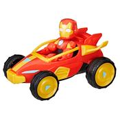 Marvel Iron Man And His Awesome Friends Figure &amp; Vehicle Iron Racer Pack