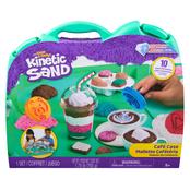 Kinetic Sand, Café Case With 793G Play Sand In 4 Colours, 9 Tools And Moulds