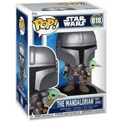 Funko Pop! 818: Star Wars The Mandalorian With Grogu image