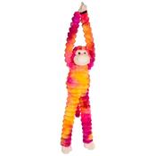 Terry The Pink And Orange Tiedye Cheeky Hanging Monkey Soft Toy 75Cm