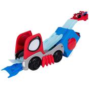 Marvel Spidey And His Amazing Friends Playset Transforming Hauler Raceway image