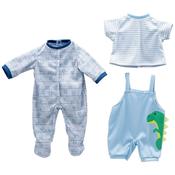 Ivy &amp; Lily Baby Doll Onesie And Overalls Outfit 2 Pack image