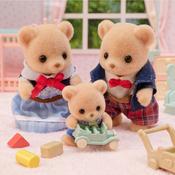 Sylvanian Families Biscuit Bear Family image
