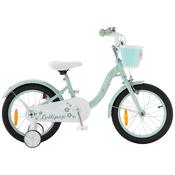 16 Inch Chipmunk Lollipop Bike With Basket Green image