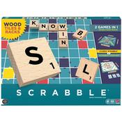 Scrabble 2-In-1 Wooden Board Game image