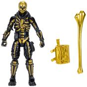 Fortnite Legendary Skull Trooper (Gilded) - 6-Inch Articulated Figure With Harvesting Tool, Back Bling, And Code For Bonus Virtual Item image