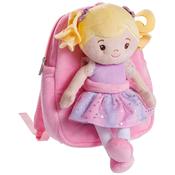 Ivy &amp; Lily Plush Backpack And Rag Doll Pink image