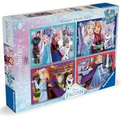 Ravensburger Disney Frozen Jigsaw Puzzles Bumper Pack 4 X 100 Pieces image