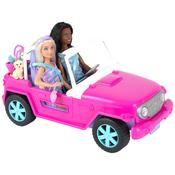 Barbie Dream Land 2 Dolls And Jeep Vehicle