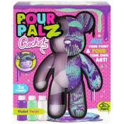 Pour Palz Crochet Bear Violet Twist