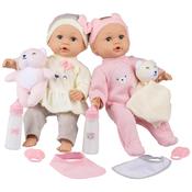 Ivy &amp; Lily Twin Baby Dolls And Accessories 36Cm image