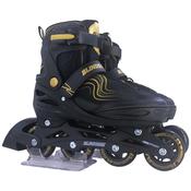 Blindside Inline Skates Black And Gold Uk Size 5 - 7 image