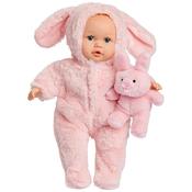 Ivy &amp; Lily Baby Doll With Animal Rabbit Plush And Outfit image