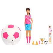 Barbie Team Roll &amp; Reveal Football Player Set image