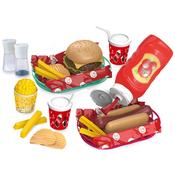Kitchen Corner Burger And Hot Dog Play Food Set 17 Pieces image