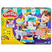 Play-Doh Super Sizzlin' Kitchen Playset Realistic Cooking Toy Sounds And 25+ Play Foods To Create image
