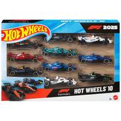 Hot Wheels Formula 1 1:64 Die-Cast Cars 10 Pack image