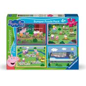 Ravensburger Peppa Pig Jigsaw Puzzles Bumper Pack 4 X 42 Pieces image