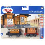 Thomas &amp; Friends Push Along Diecast Train Toby &amp; Henrietta