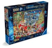 Ravensburger Christmas No.30 Santa Takes A Break 1000 Piece Jigsaw Puzzle image