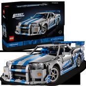 Lego® Technic 2 Fast 2 Furious Nissan Skyline Gt-R (R34) Car Model Kit 42210 image