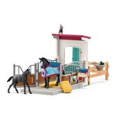 Schleich Horse Box With Mare And Foal image