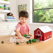 John Deere 1:64 Scale 24 Piece Farm Playset With On-The-Go Barn image