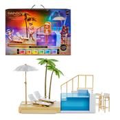 Rainbow High Colour Change Pool And Beach Club Playset image