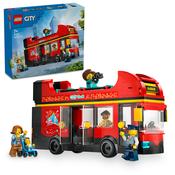 Lego® City Red Double-Decker Sightseeing Bus Toy 60407 image