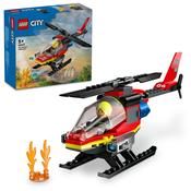 Lego® City Fire Rescue Helicopter Building Set 60411 image