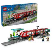 Lego® City Downtown Tram And Station Toy Set 60423 image