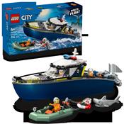 Lego City 60456 Police Boat Chase Toy With A Floatable Speedboat And Dinghy