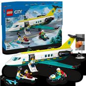 Lego® City Emergency Air Ambulance Plane, Airplane Toy Building Set 60465 image