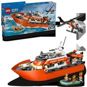 Lego® City Coast Guard Rescue Boat &amp; Helicopter Playset 60504 image