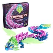 Crystalynx 60 Cm Articulated Dragon Collectible 3D Printed Dragon With Collector’s Box For Kids And Adults (Styles Vary) Fidget Toys For Home Decor Or Desk Accessories