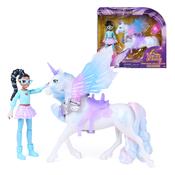 Unicorn Academy Wing Magic Layla &amp; Glacier 11,4 Cm Poseable Doll And 12,7 Cm Unicorn With Wings image