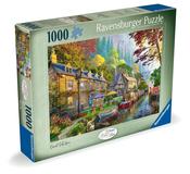 Ravensburger Down The Lane No.6 Canal Side Lane 1000 Piece Jigsaw Puzzle image
