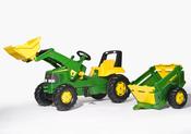 Rolly John Deere Large Tractor With Loader And Trailer image
