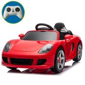 Porsche Carrera Gt Car 10.8V Lithium Electric Ride On With Remote Control Red image
