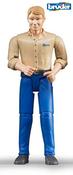Bruder Man Figure With Blue Jeans