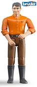Bruder Man Figure With Brown Jeans