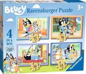 Ravensburger Bluey 4 In A Box (12, 16, 20, 24 Piece) Jigsaw Puzzles image
