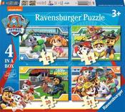 Ravensburger Paw Patrol 4 In A Box (12, 16, 20, 24 Piece) Jigsaw Puzzles image