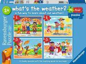 Ravensburger My First Puzzles, What's The Weather? (6, 8, 10 &amp; 12 Piece) Jigsaw Puzzles image