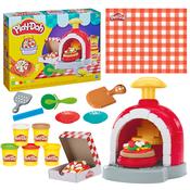 Play-Doh Stamp &amp; Spin Pizza Playset With 8 Accessories &amp; 5 Colors image