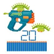 Nerf Rebel Ops Ammohawk Blaster With 20 Nerf Elite Foam Darts &amp; 2 Dartshield Attachments