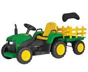 Peg Perego John Deere Farm Power Tractor And Trailer With Remote Control image