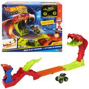 Hot Wheels Monster Trucks Snake Slam Takedown Playset image