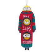 Hallmark Collectable Minions Christmas - Kevin, Stuart &amp; Bob In Christmas Jumper Ornament image