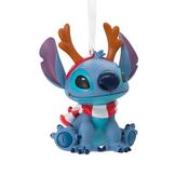 Hallmark Collectable Disney Lilo &amp; Stitch Christmas - Festive Stitch Ornament image